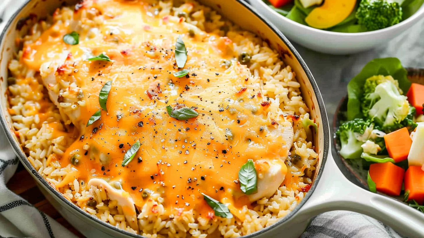 One Pot Chicken and Rice Casserole Recipe