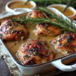 Rosemary-infused Baked Dijon Chicken