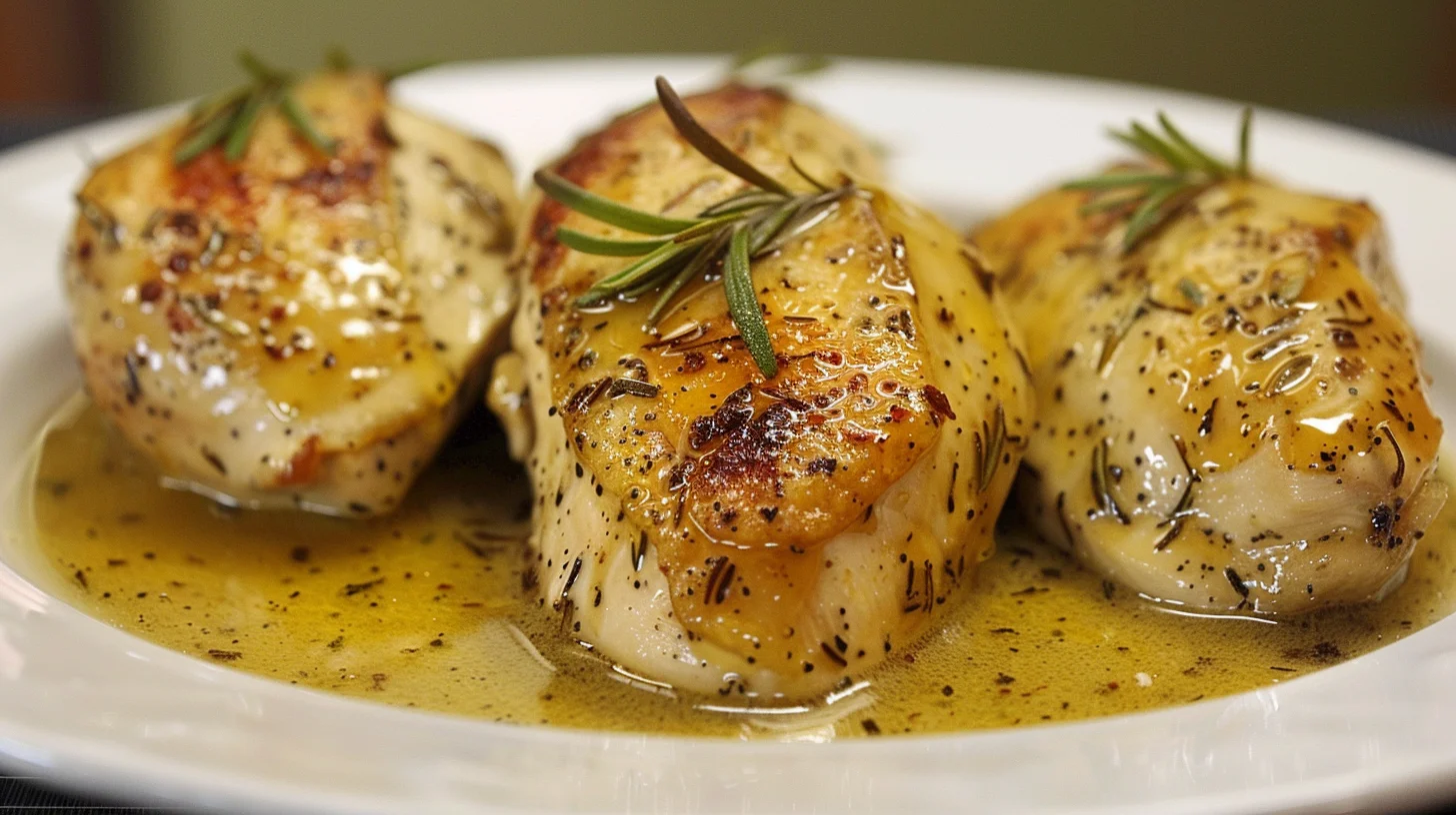 Rosemary-infused Baked Dijon Chicken
