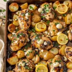 Sheet Pan Lemon Balsamic Chicken and Potatoes
