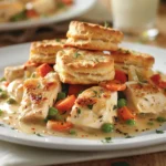 Simple Biscuit Topped Chicken Pot Pie Delight By
