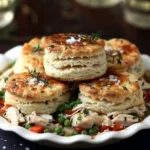 Simple Biscuit Topped Chicken Pot Pie Delight