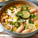 Slow Cooker Creamy White Chicken Chili