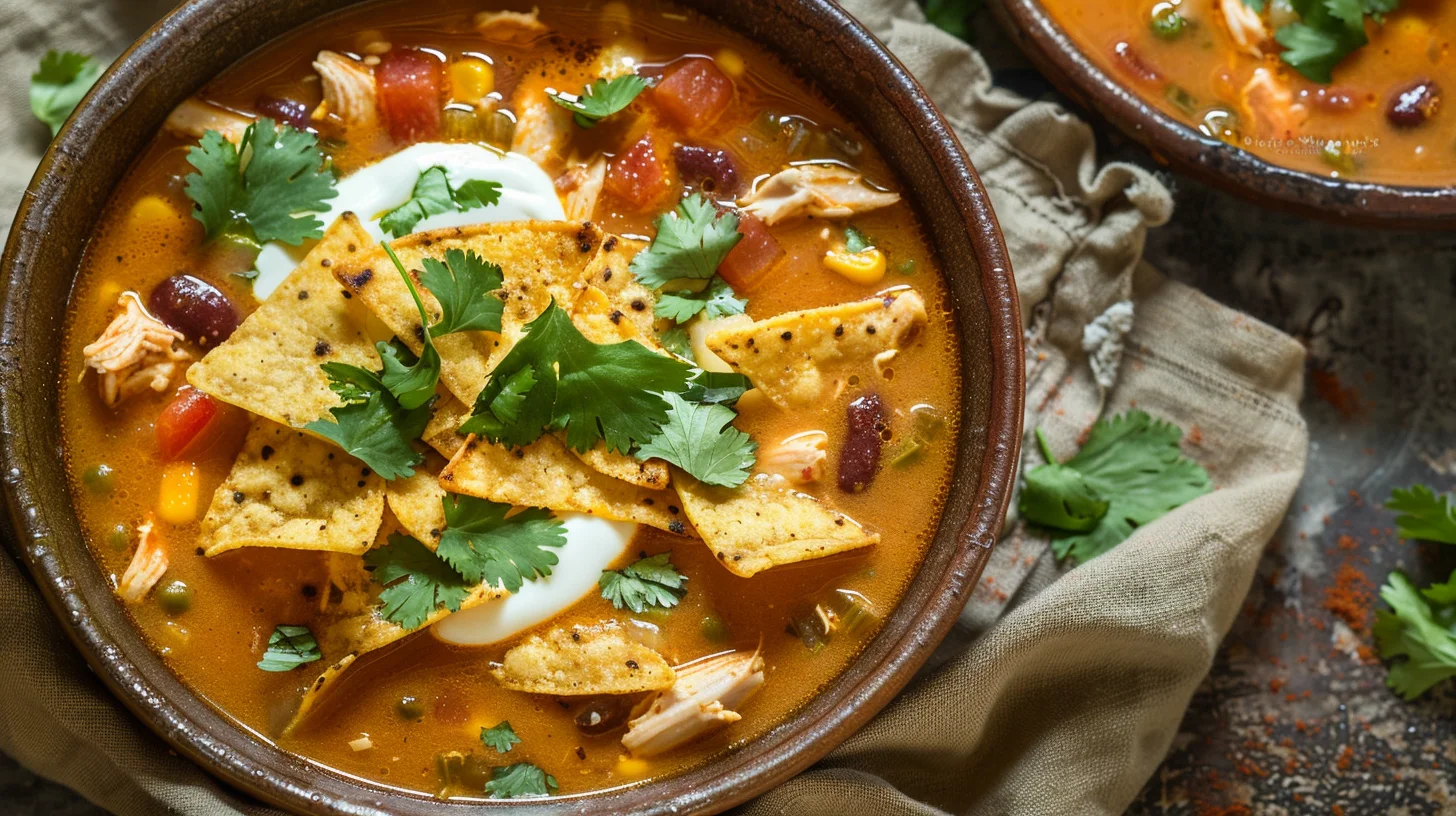 Southwest Chicken Tortilla Soup
