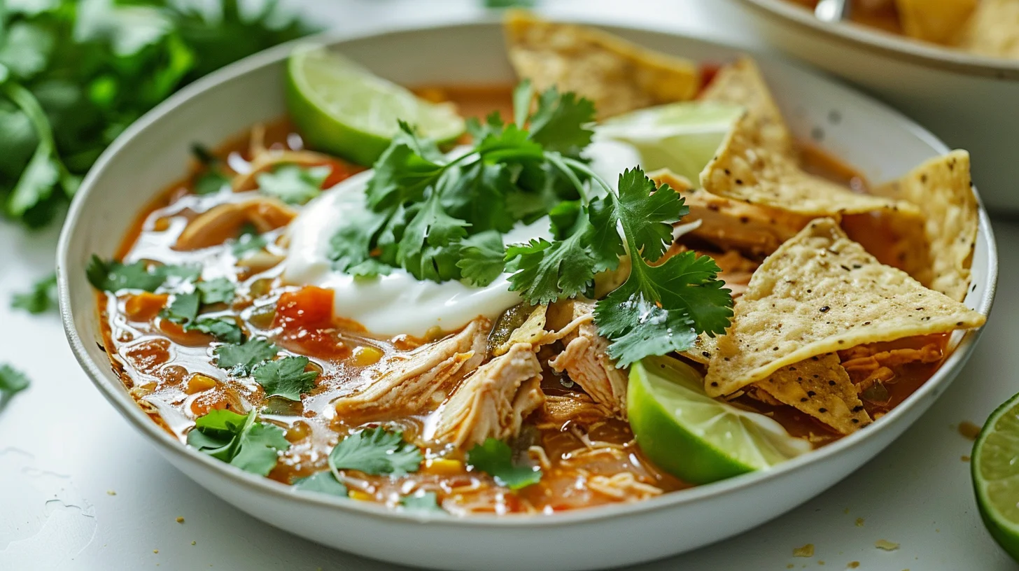Southwestern Chicken Tortilla Soup