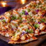 Sweet Chili Chicken Flatbread Melts