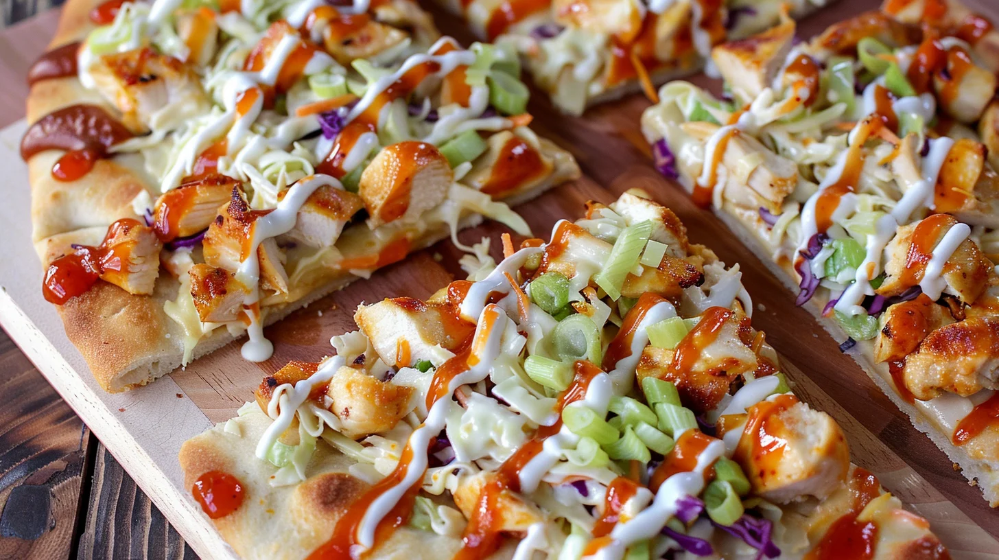 Sweet Chili Chicken Flatbread Melts