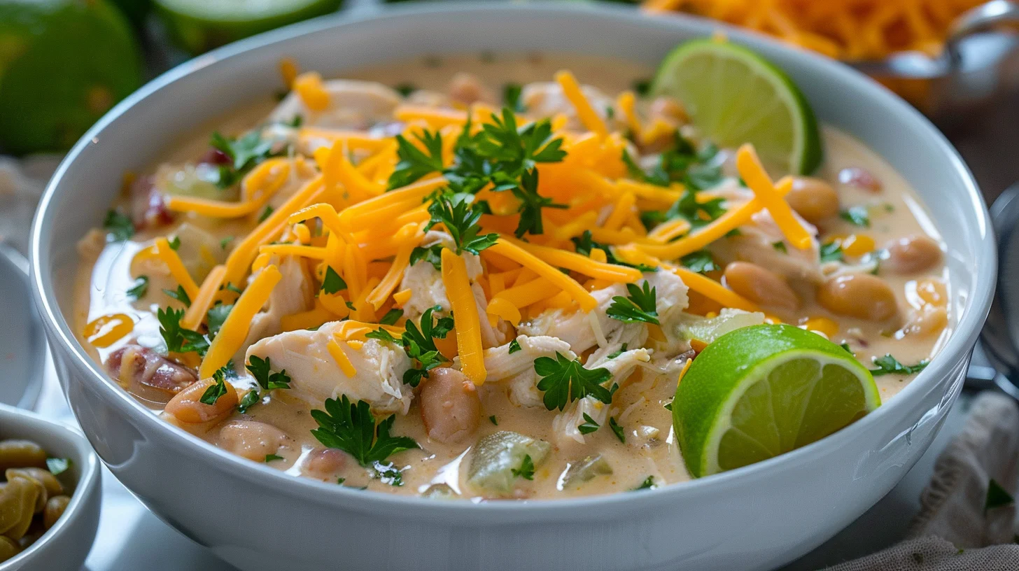 The Best Creamy White Chicken Chili