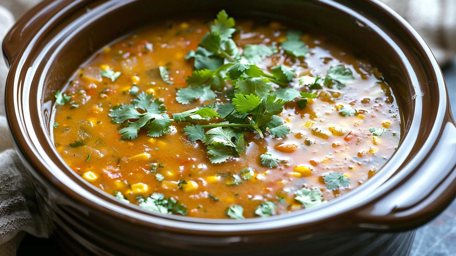 Tortilla Soup Crock Pot