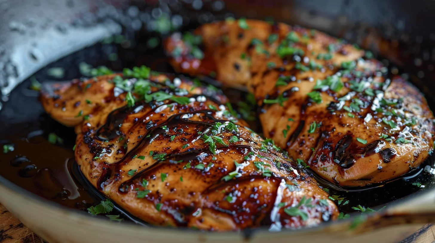 Balsamic Glazed Chicken Skillet