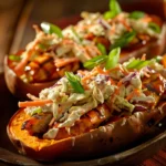 Bbq Chicken Stuffed Sweet Potatoes