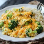 Cheesy Broccoli Rice Casserole
