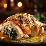 Cheesy Spinach Stuffed Chicken Breasts