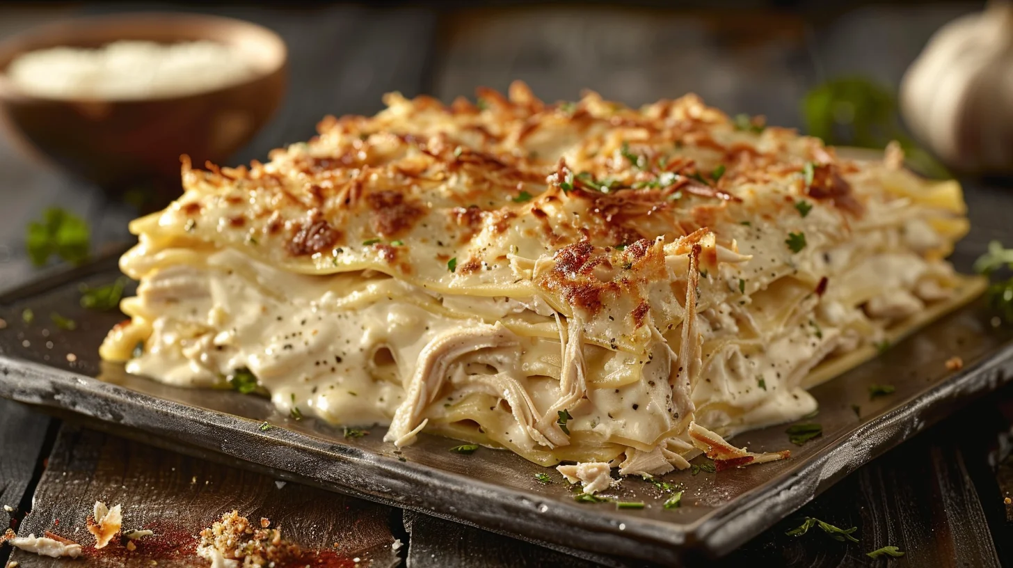 Chicken Alfredo Lasagna