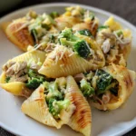 Chicken Alfredo Stuffed Shells