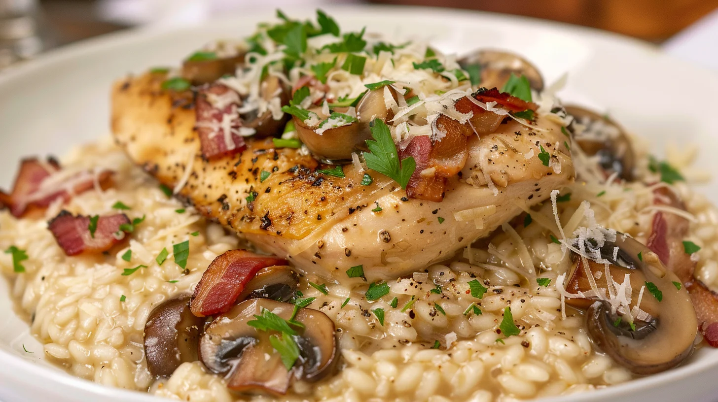 Chicken and Mushroom Risotto