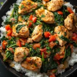 Chicken And Spinach Skillet
