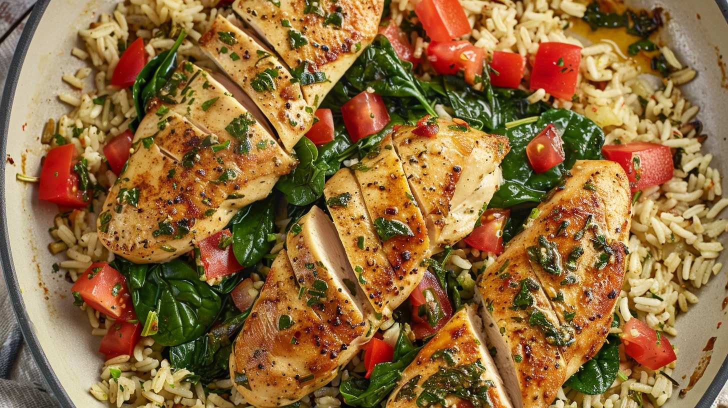 Chicken And Spinach Skillet