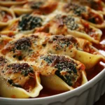 Chicken and Spinach Stuffed Shells