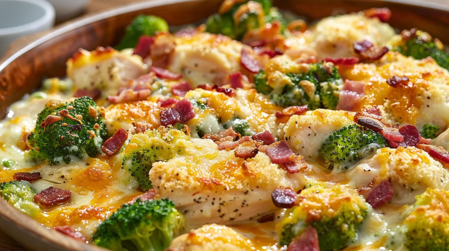 Chicken Bacon Ranch Casserole