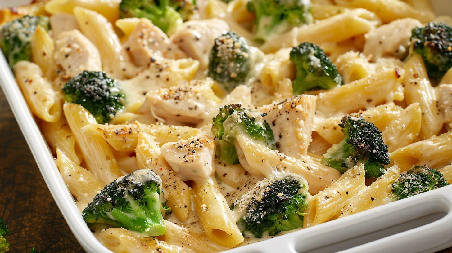 Chicken Broccoli Alfredo Bake