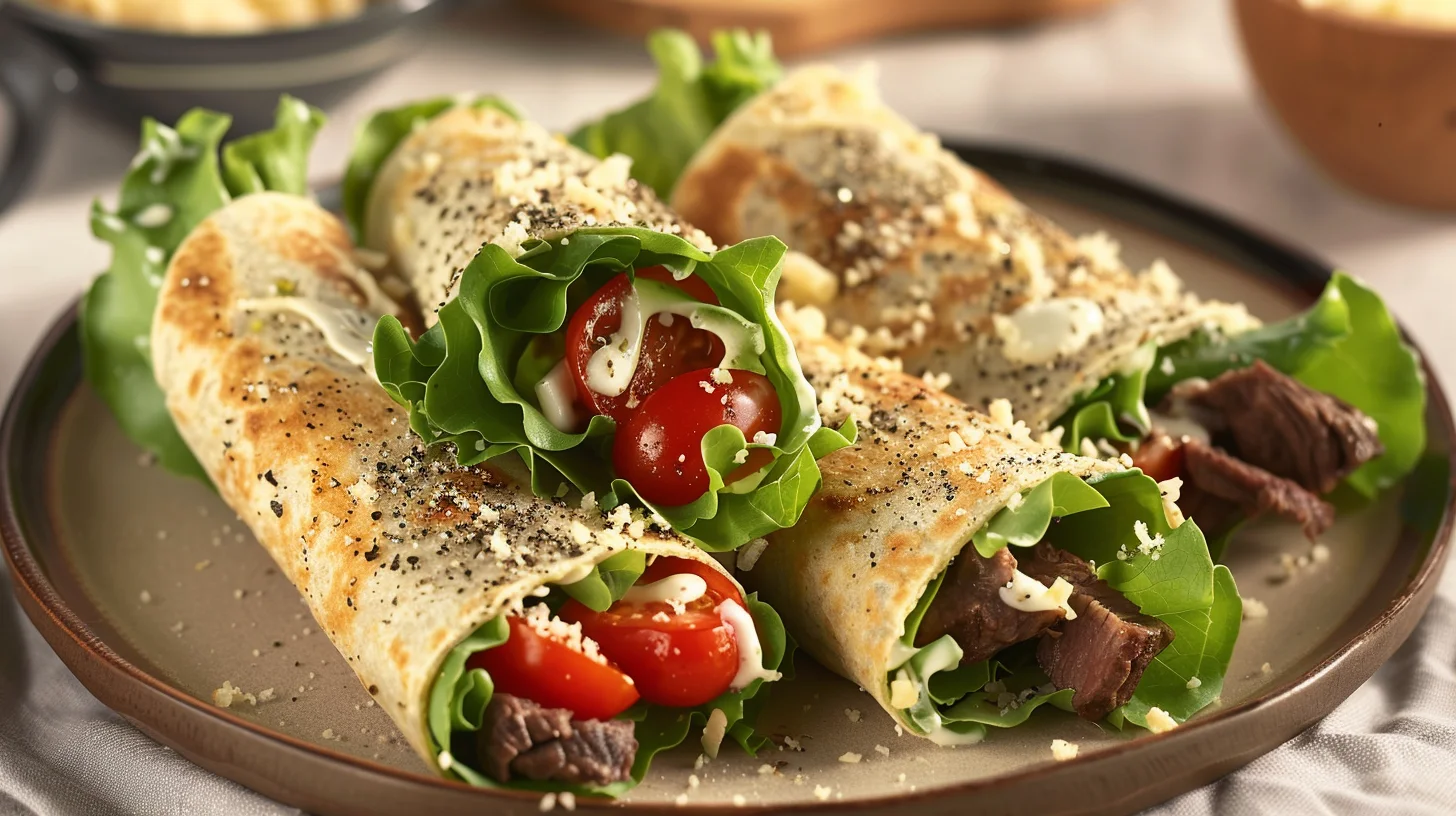 Chicken Caesar Wraps