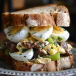Chicken Egg Salad Sandwich