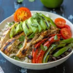 Chicken Fajita Rice Bowls