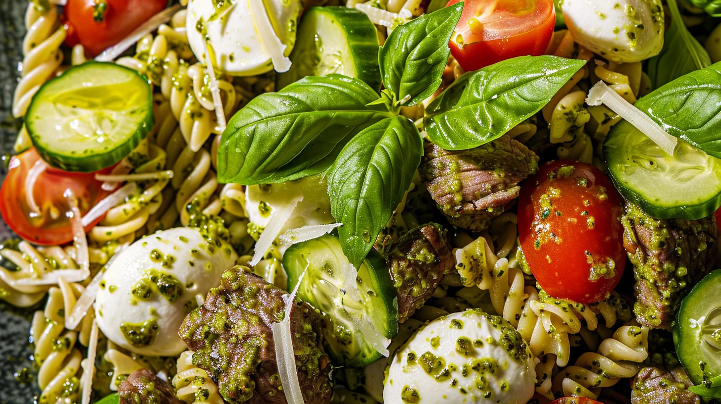 Chicken Pesto Pasta Salad