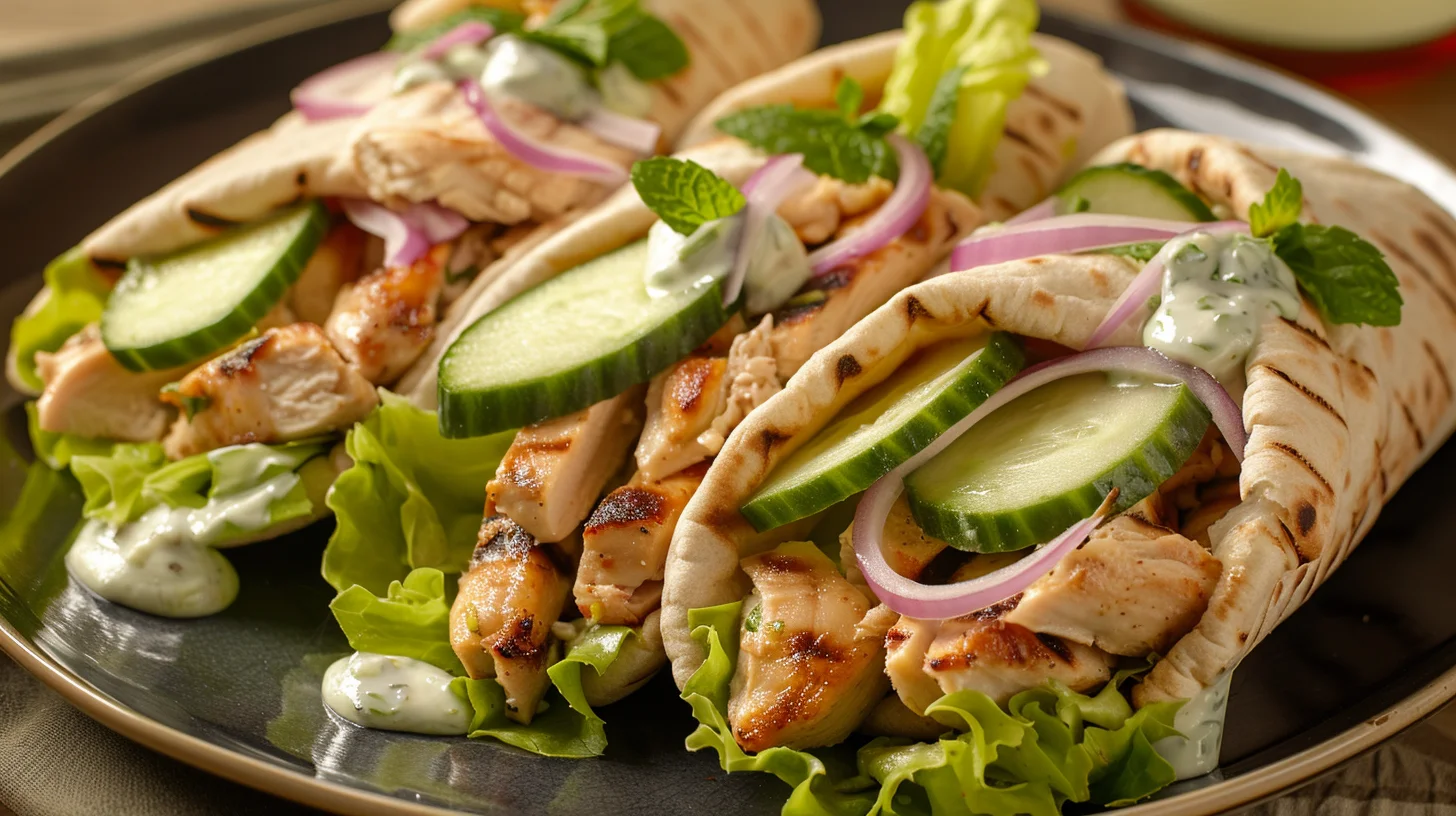 Chicken Pita Wraps