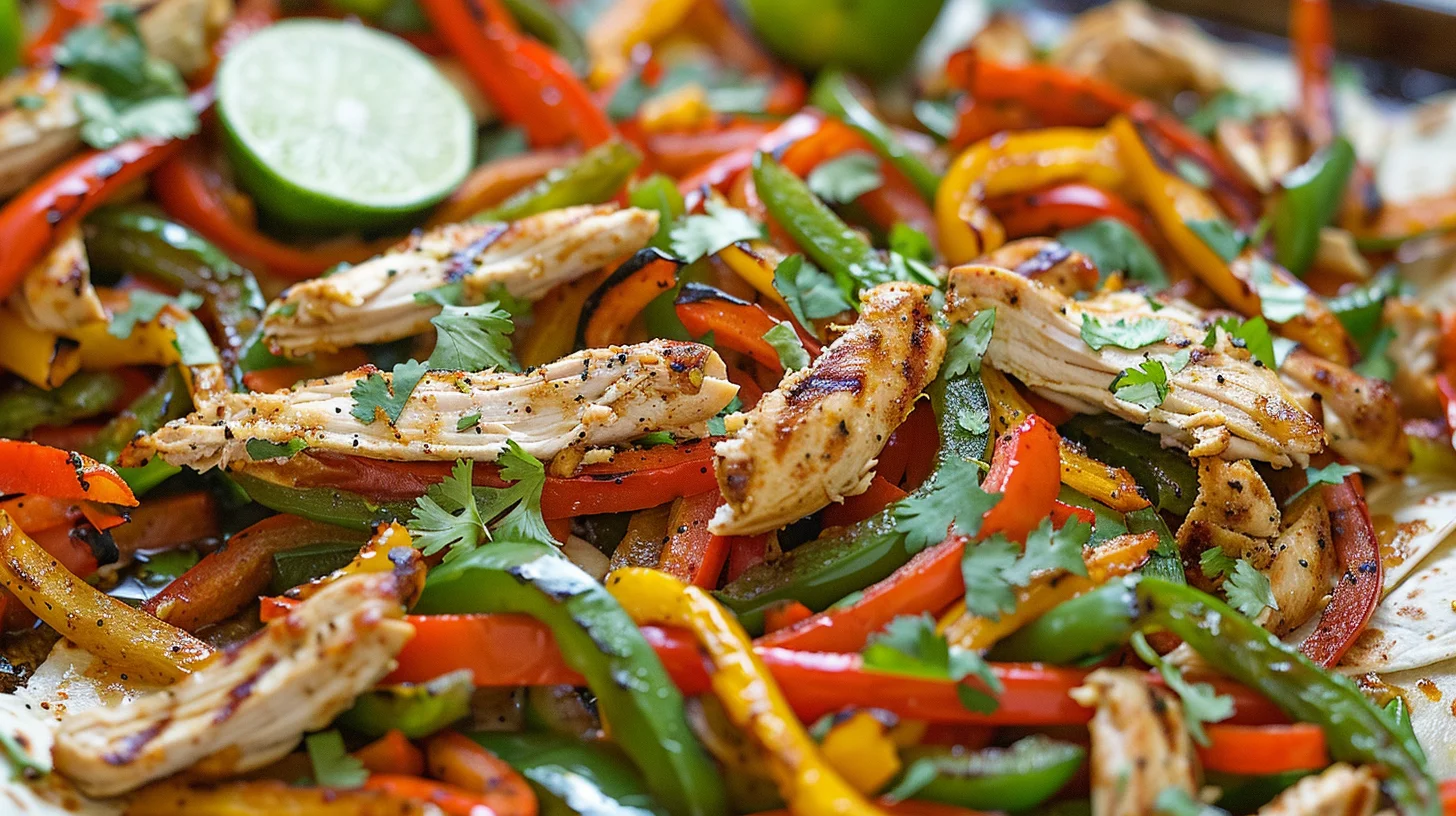 Chicken Sheet Pan Fajitas