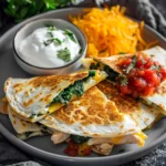 Chicken Spinach Quesadillas