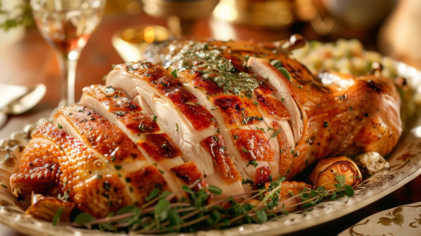 Classic Roast Turkey With Herb Butter