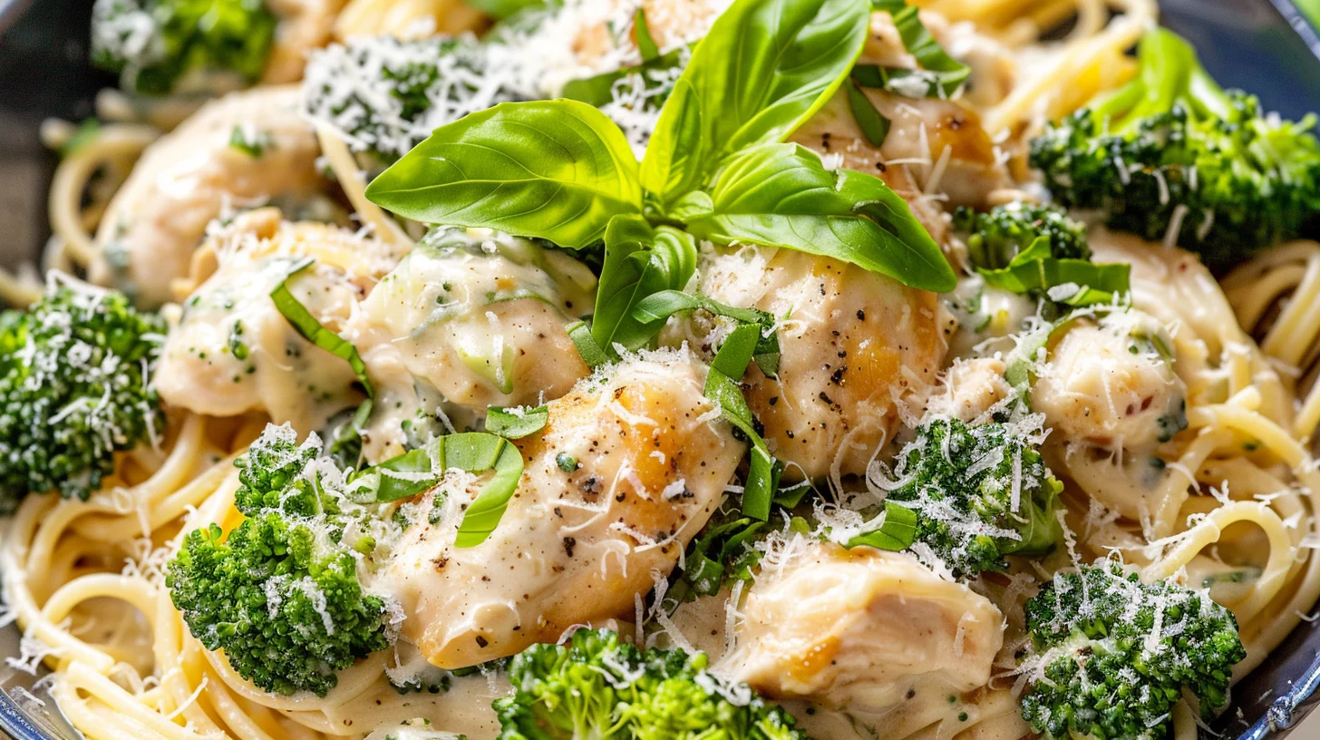 Creamy Alfredo Chicken Breasts With Pasta