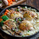 Creamy Chicken And Mushroom Skillet