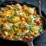 Creamy Chicken Rice Skillet