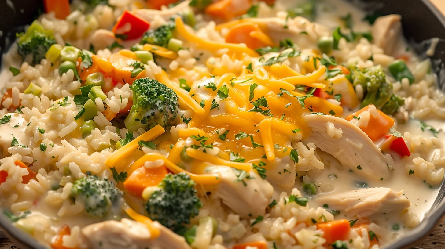 Creamy Chicken Rice Skillet