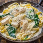 Creamy Chicken Spinach Pasta