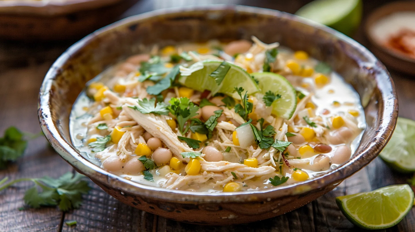 Creamy Dairy Free White Chicken Chili Recipe