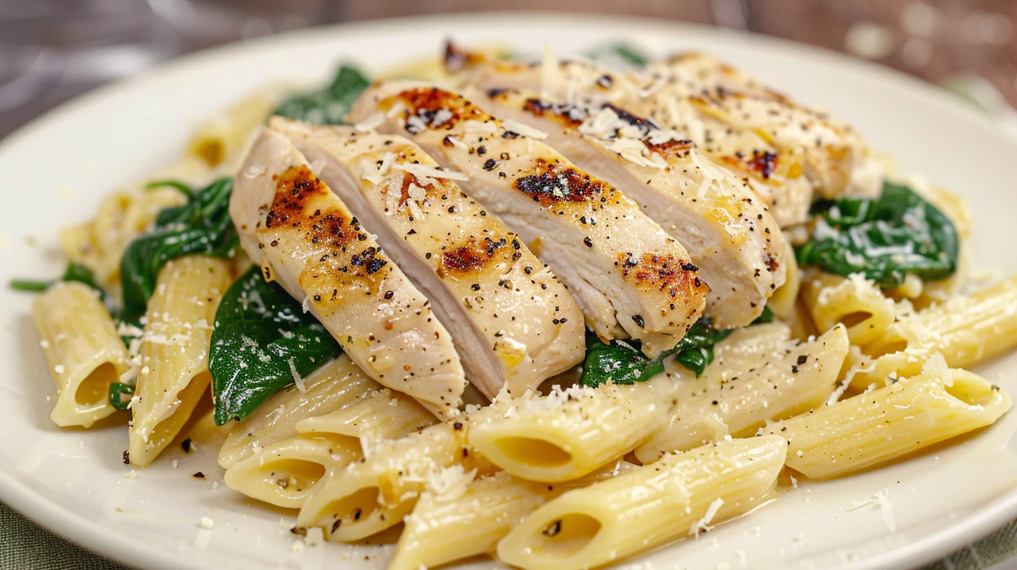 Creamy Garlic Parmesan Chicken Pasta