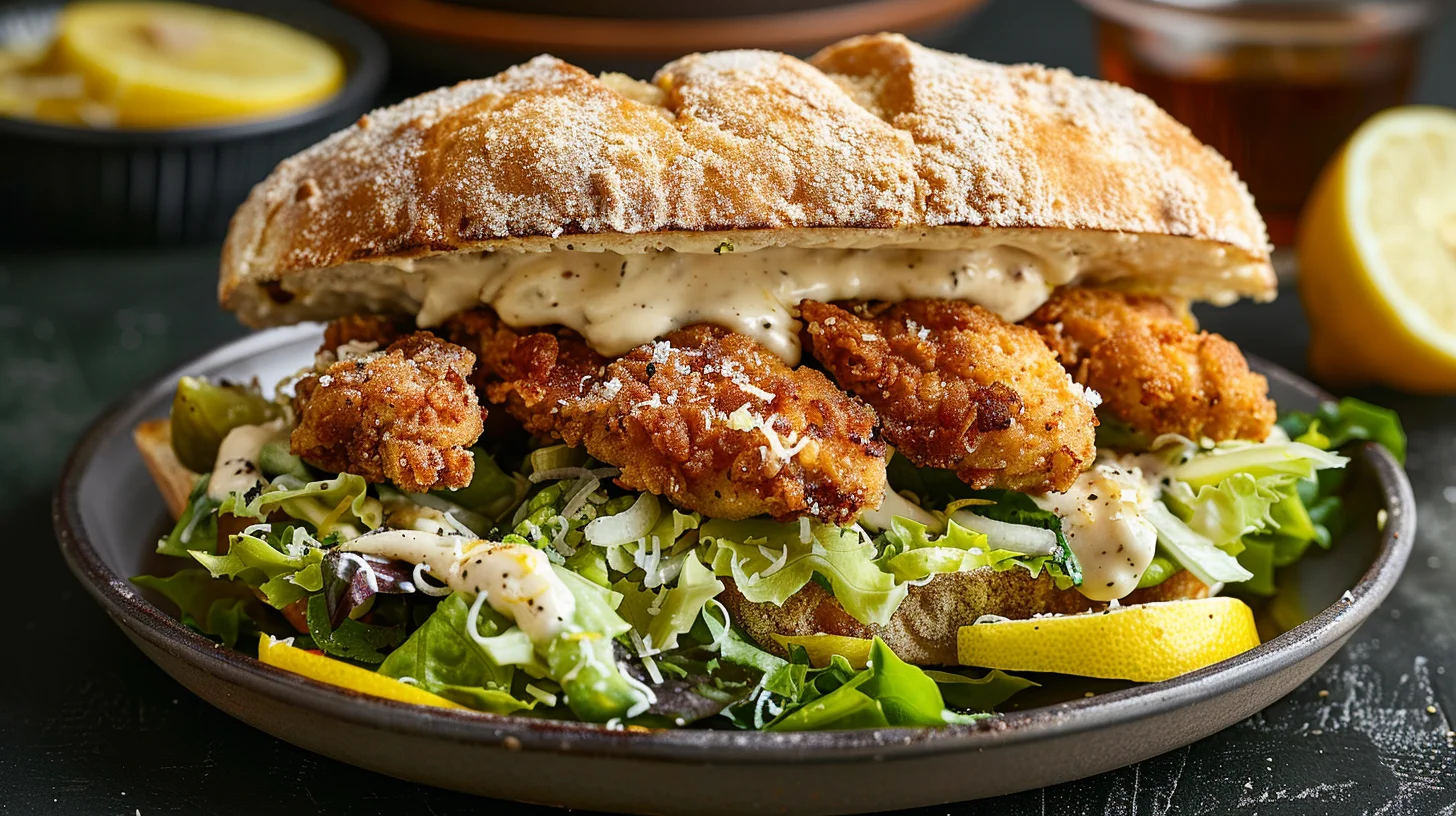 Crispy Chicken Caesar Sandwich
