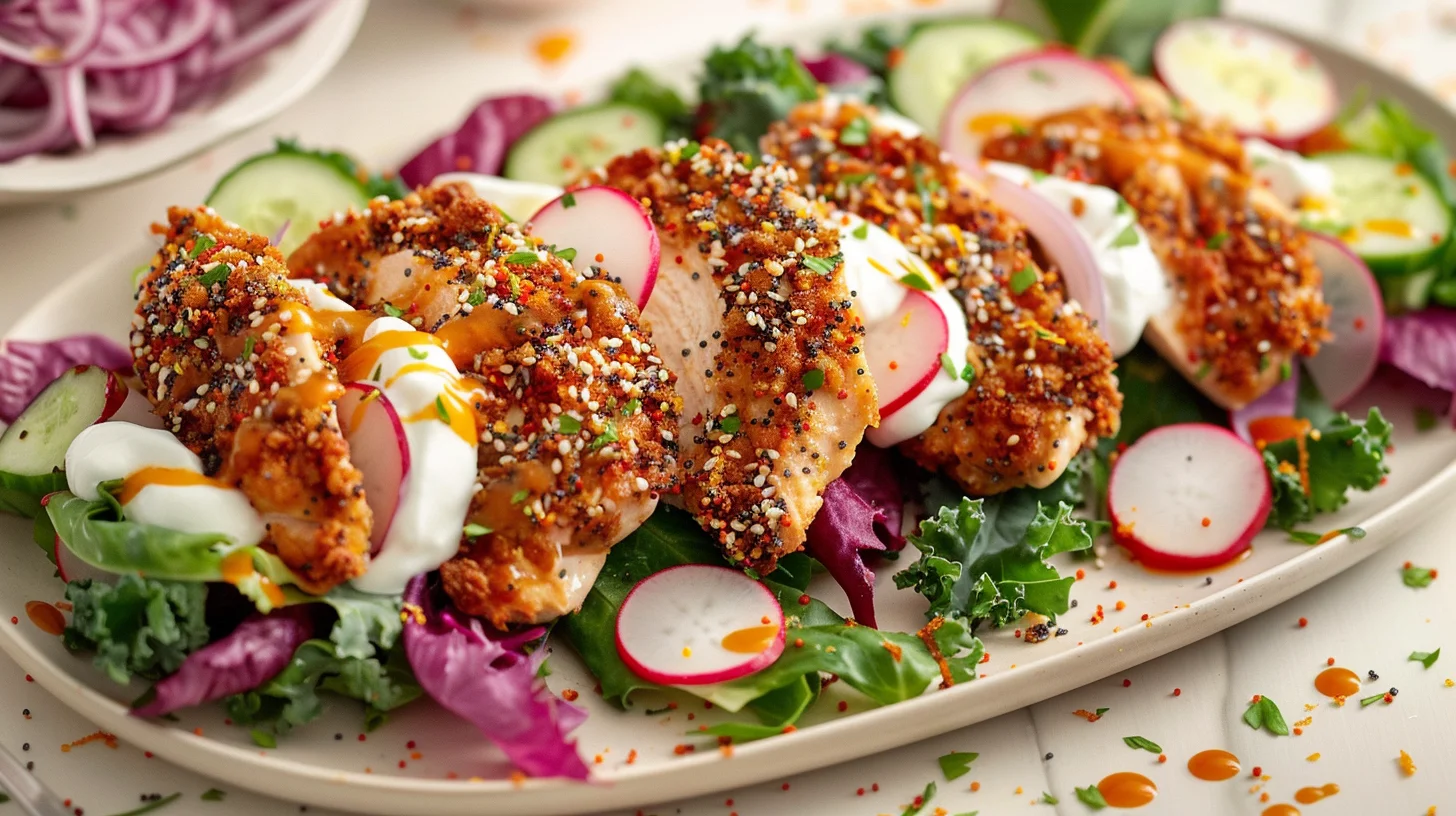 Crispy Everything Bagel Chicken Breasts