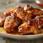 Crispy Honey Garlic Chicken Wings