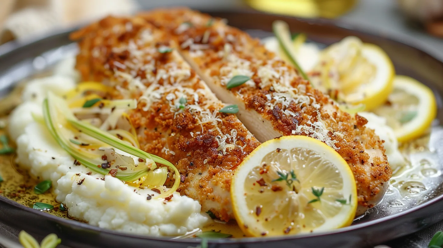 Crispy Parmesan Crusted Chicken Breast