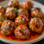 Easy Thai Baked Chicken Meatballs