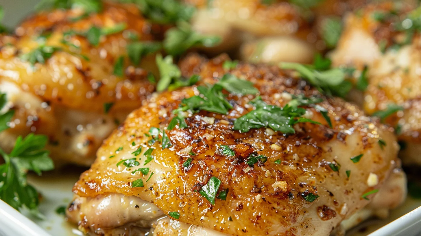 Garlic Butter Chicken Thighs
