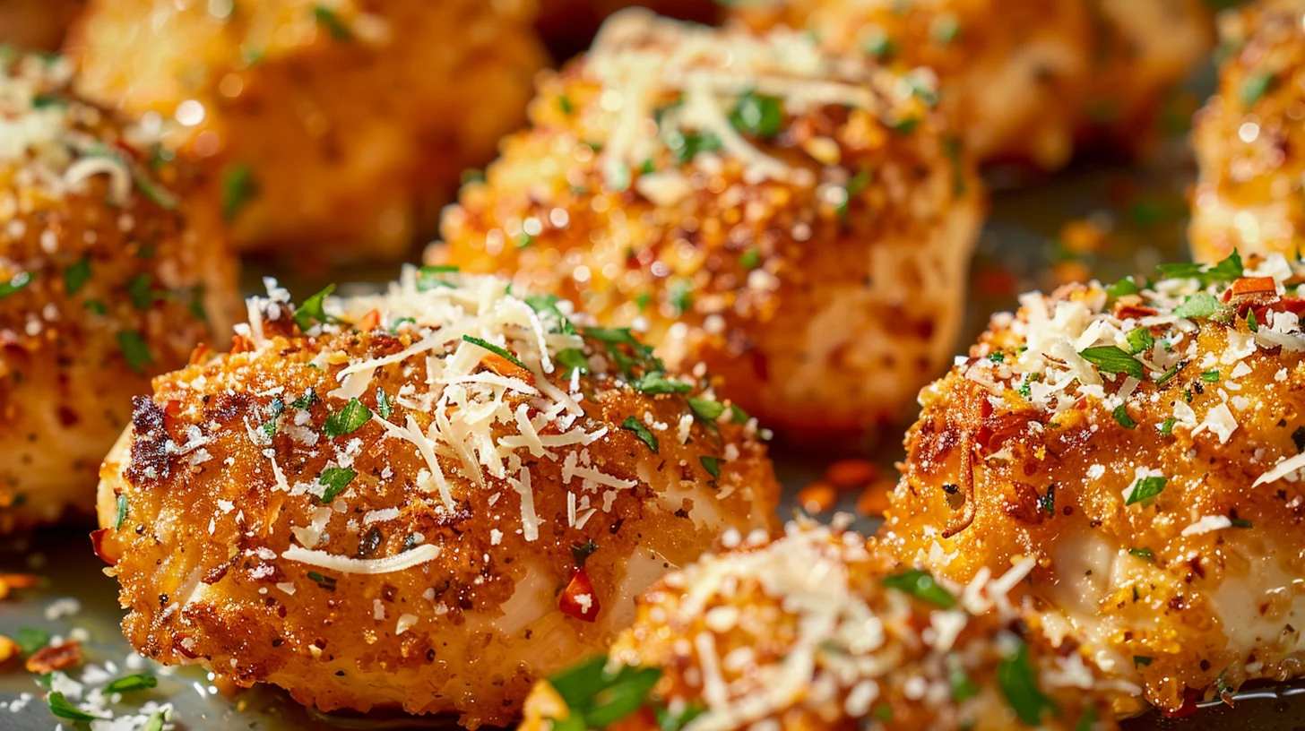 Garlic Parmesan Chicken Bites