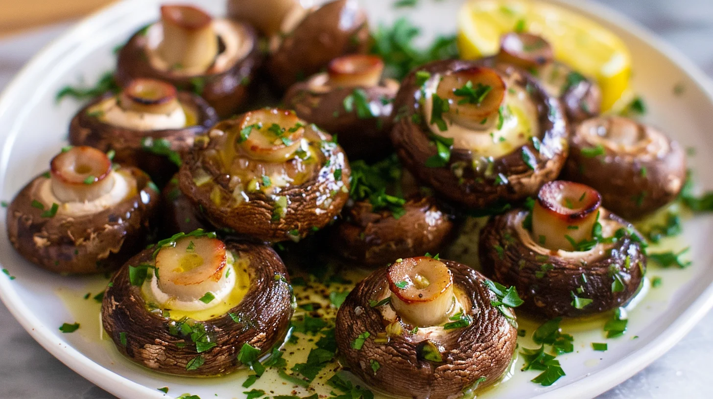 Garlic Roasted Mushrooms