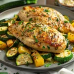 Healthy Chicken Breast With Zucchini and Squash