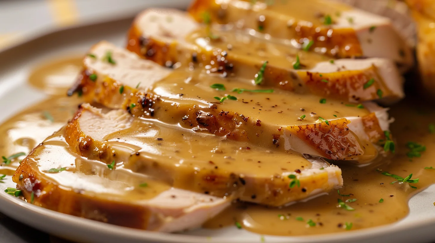 Homemade Turkey Gravy from Drippings